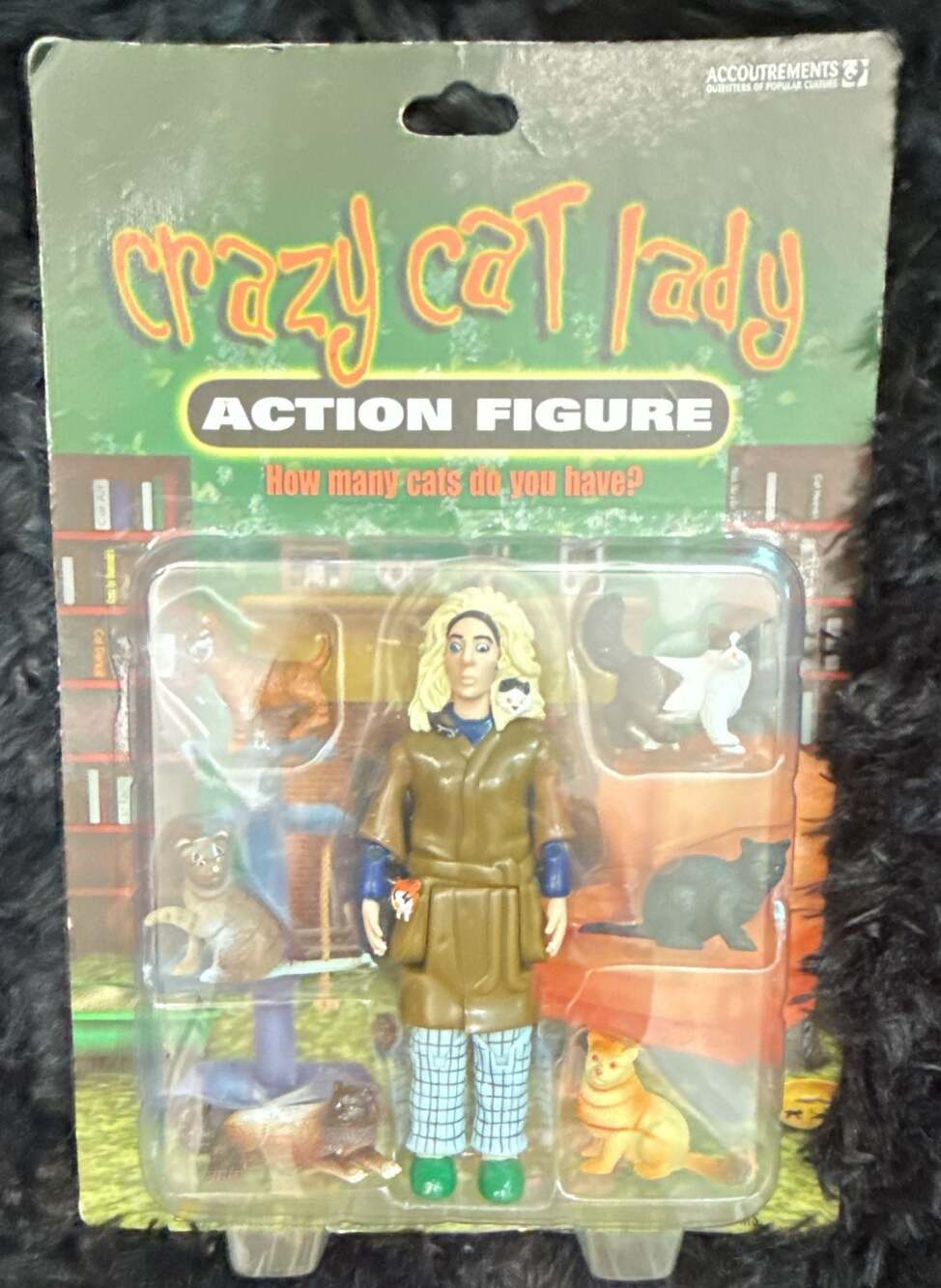 Crazy Cat Lady Action Figure New